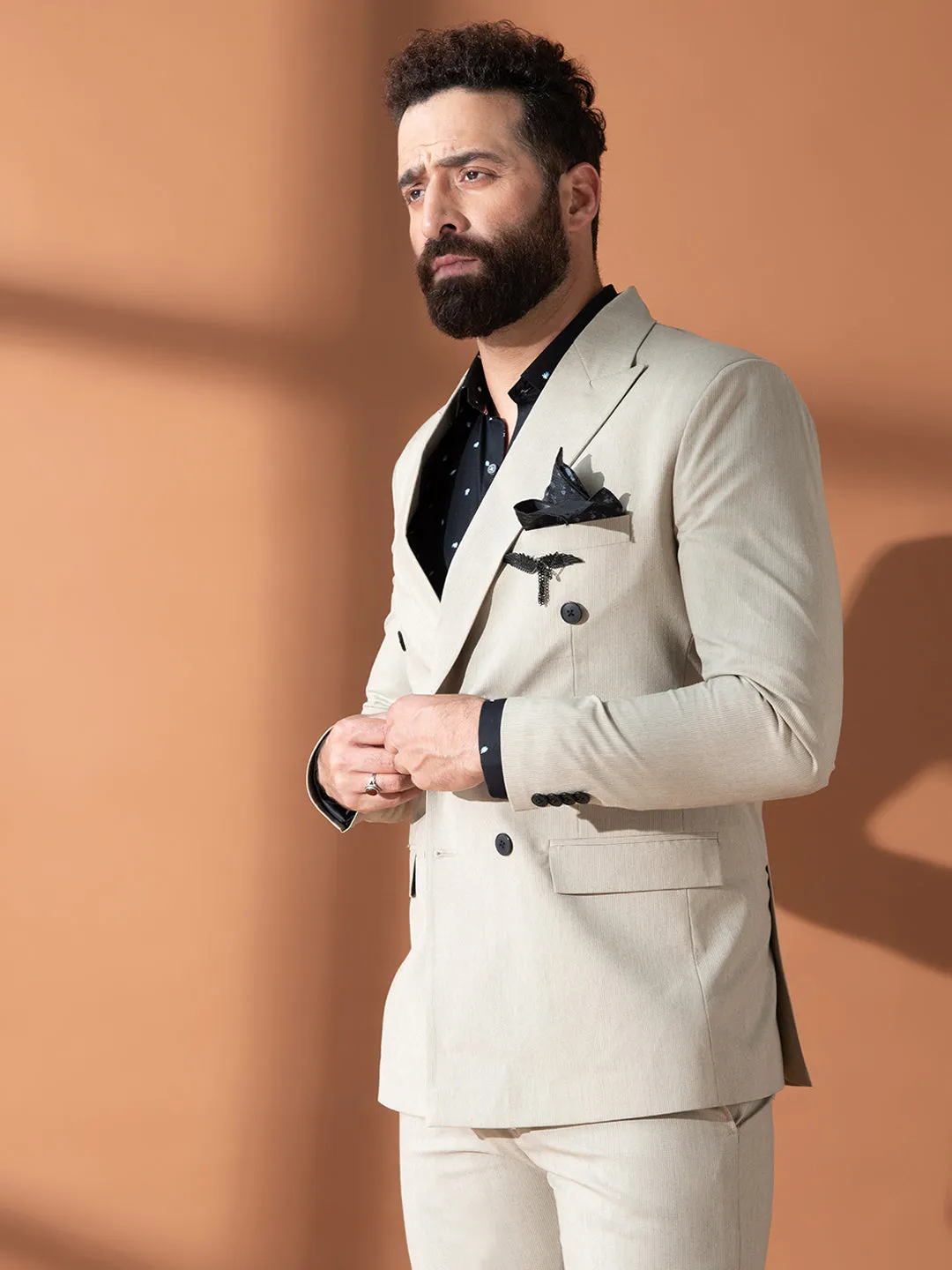 Second Skin Striped Blazer