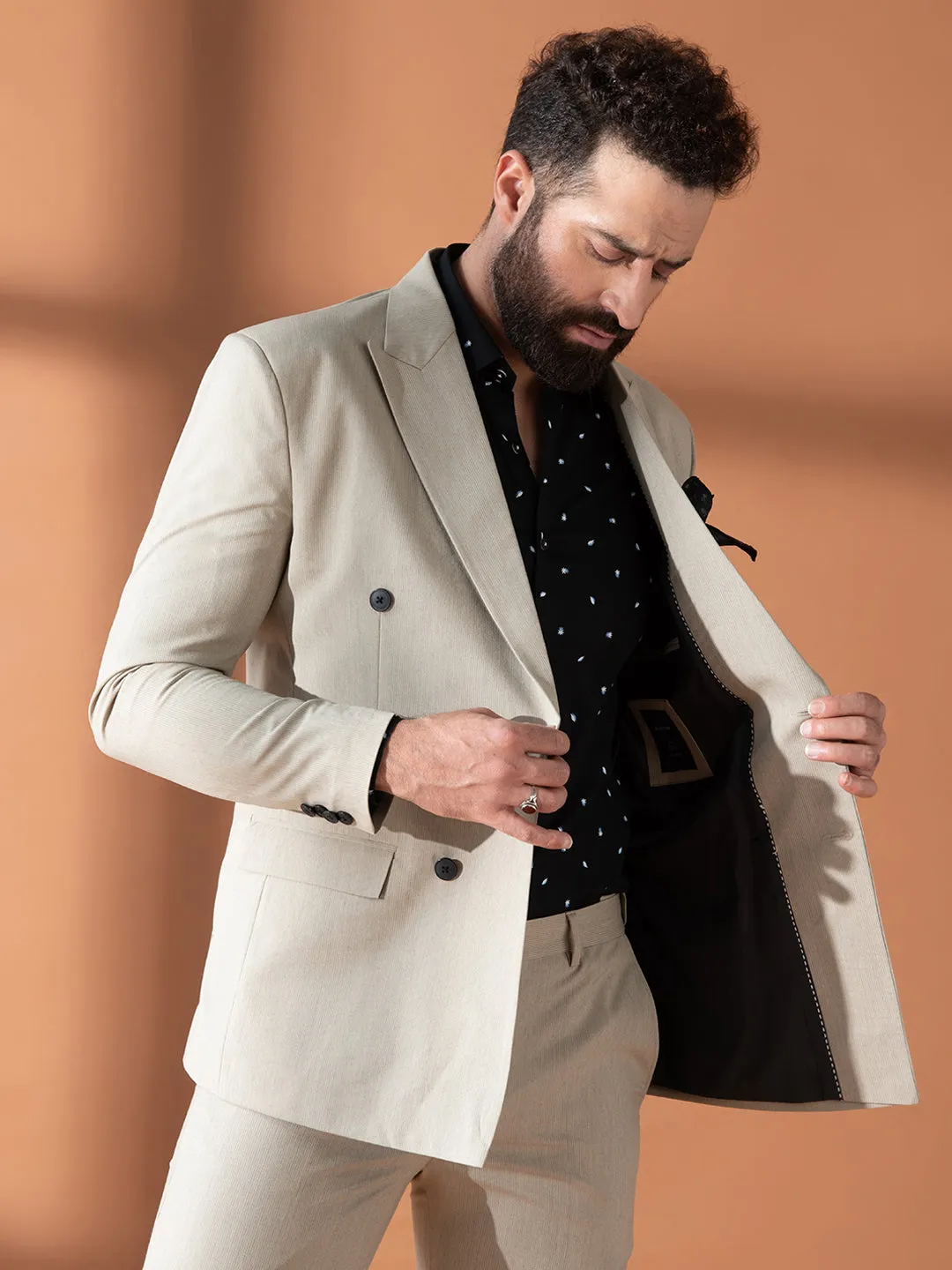 Second Skin Striped Blazer