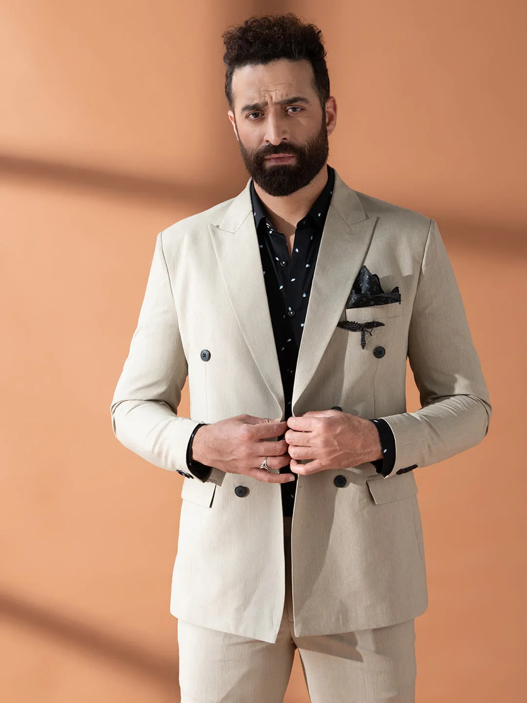 Second Skin Striped Blazer