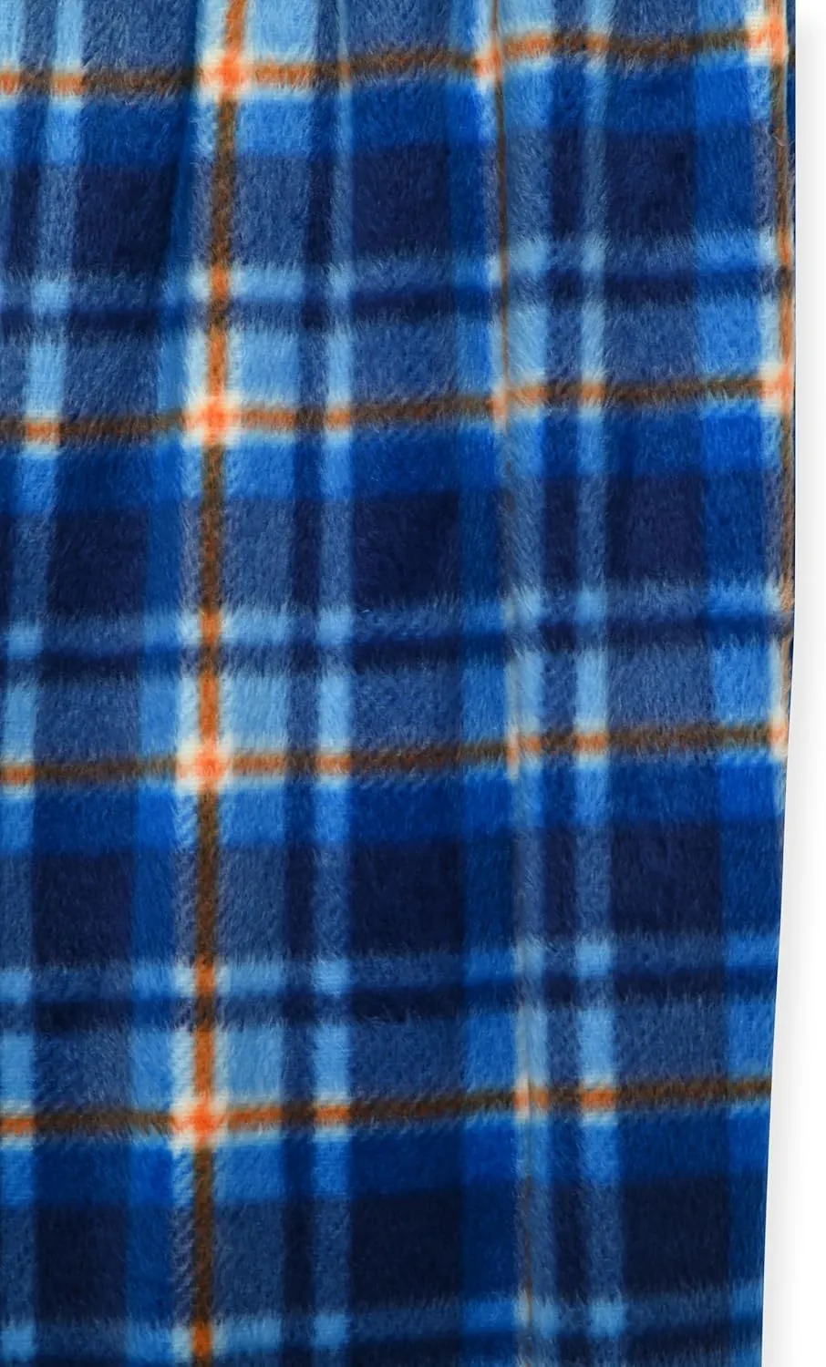 Sleep On It 4 Piece Boys Pajama Sets - Cozy Waffle Knit and Henley Tops with Matching Plaid Sleep Pants