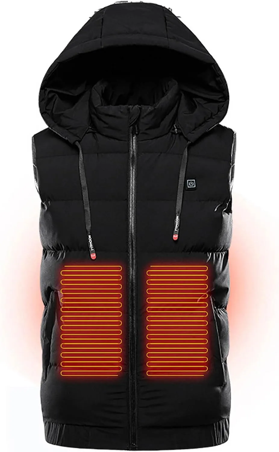 Sleeveless Coat for Women Mens Fishing Heated Cami Tank Thermal Hooded Jackets Hoods Outfit Women Men 2025