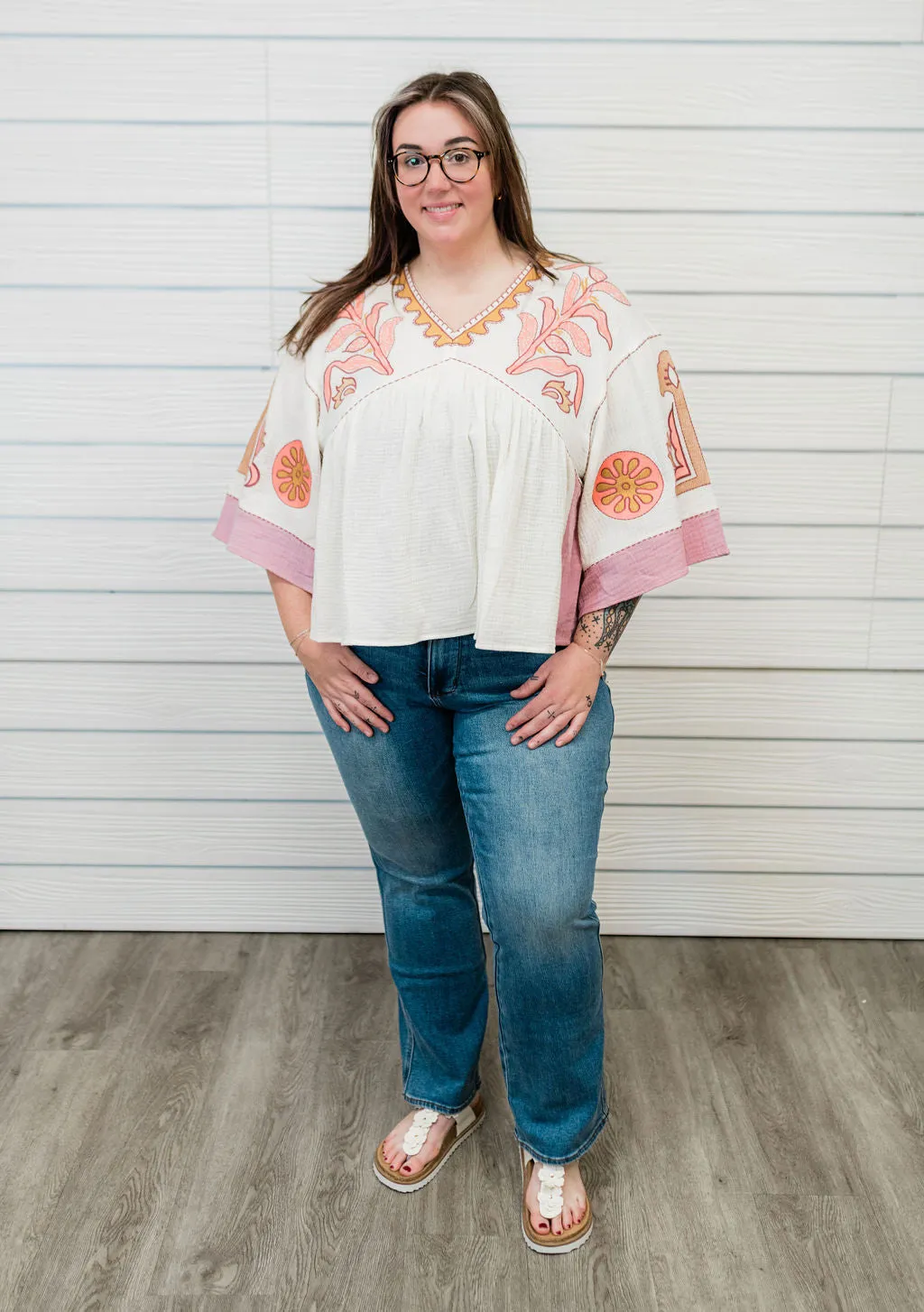 Stylish Envision Embroidered Top