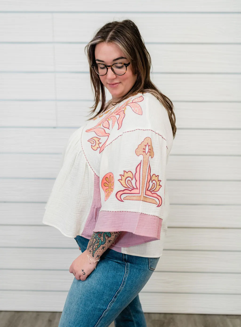 Stylish Envision Embroidered Top