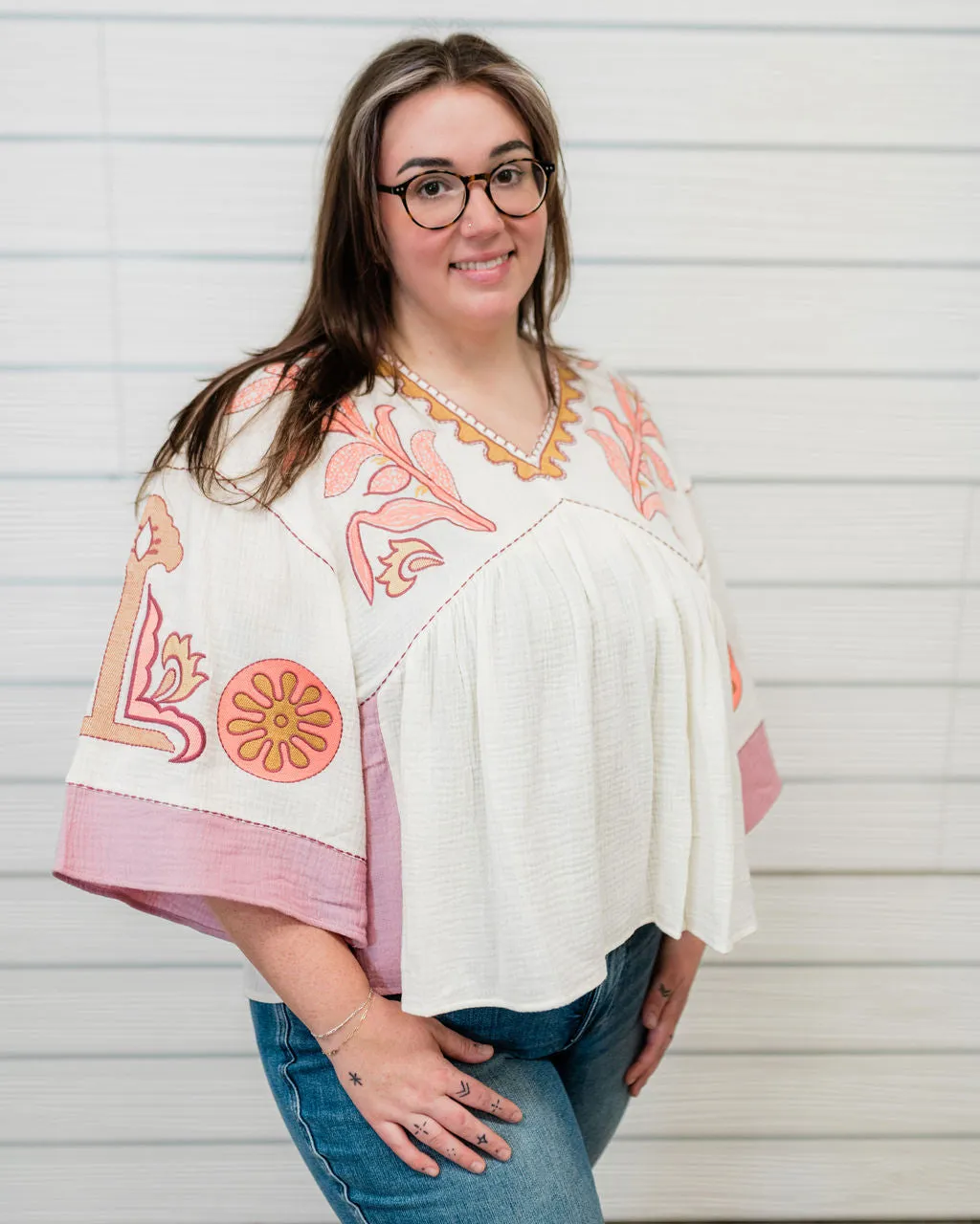 Stylish Envision Embroidered Top
