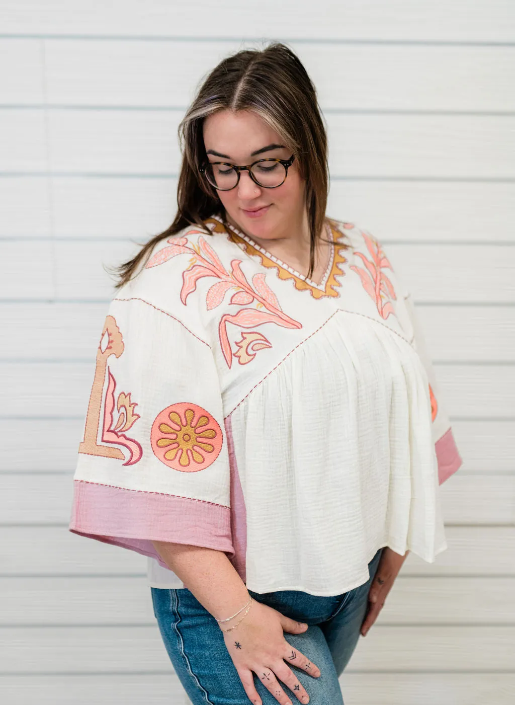 Stylish Envision Embroidered Top