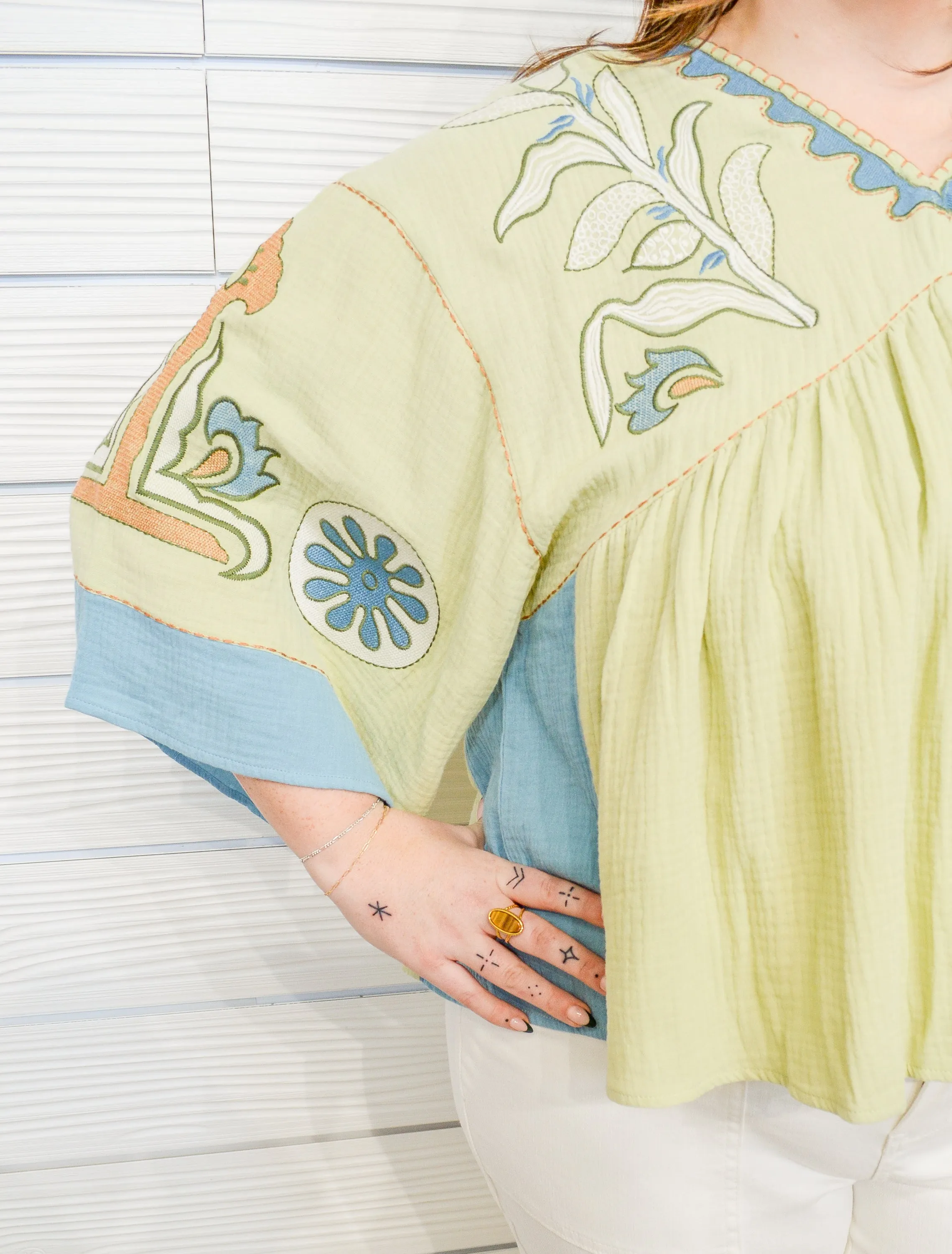 Stylish Envision Embroidered Top