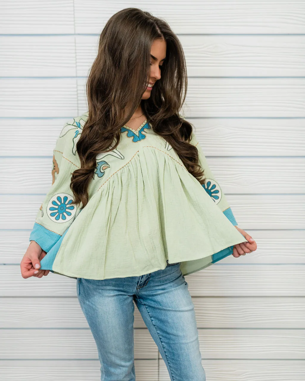 Stylish Envision Embroidered Top