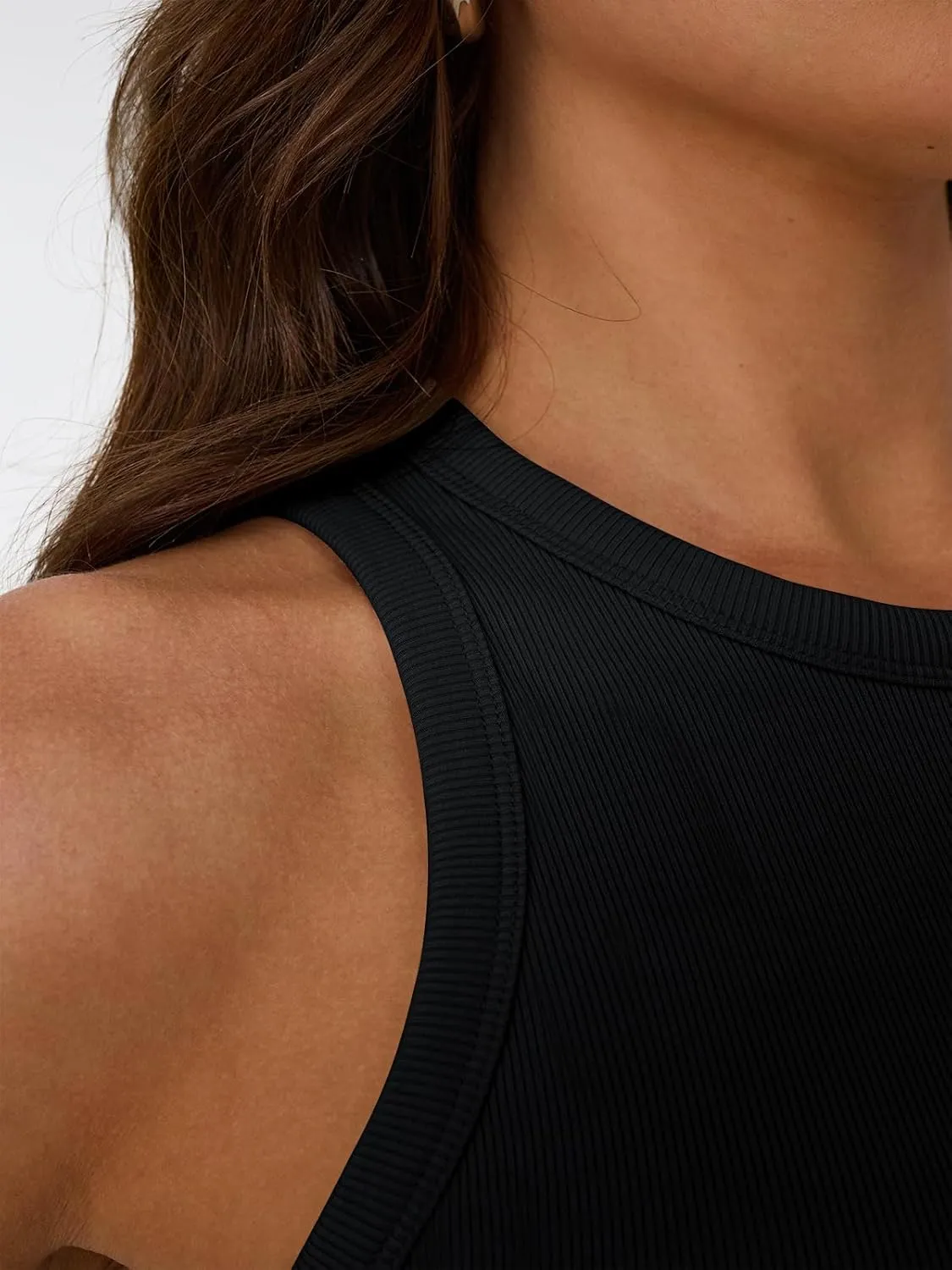 Trendy Queen Womens Tank Tops Summer Workout Racerback Ribbed Shirts Beach Vacation Outfits Spring Fashion Y2k Clothes