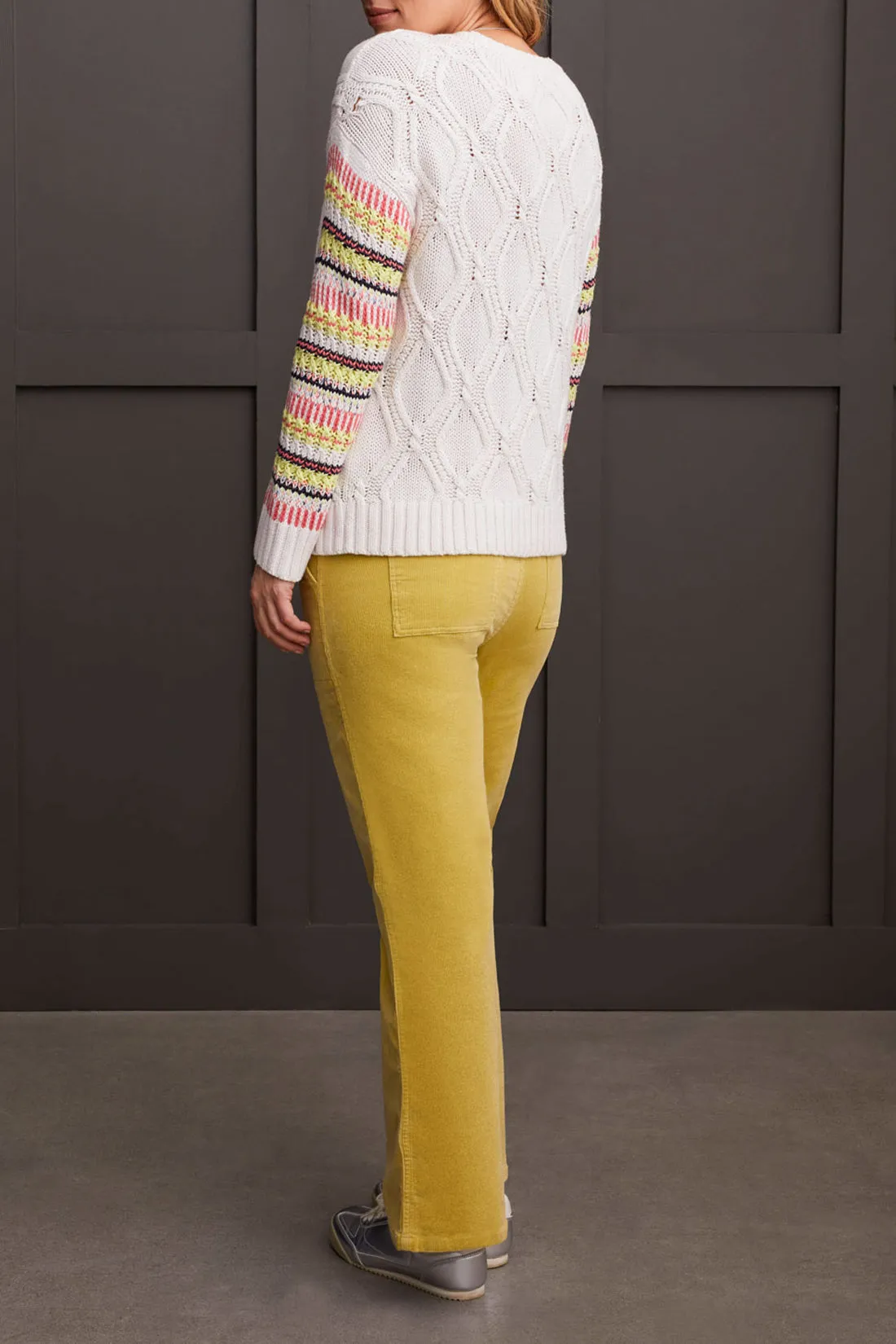 Tribal Vera Crew Neck - Moonstone