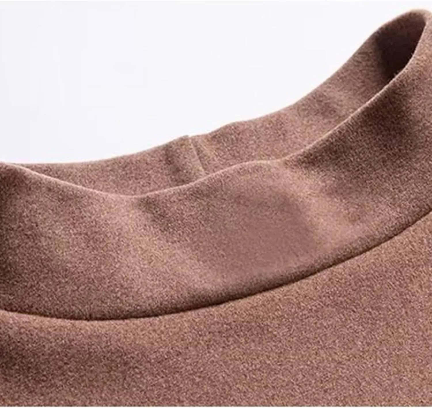 Turtleneck Shirts for Men Mock Neck Pullover Lightweight Sweaters Long Sleeve Thermal Undershirts Comfy Soft Knitwear