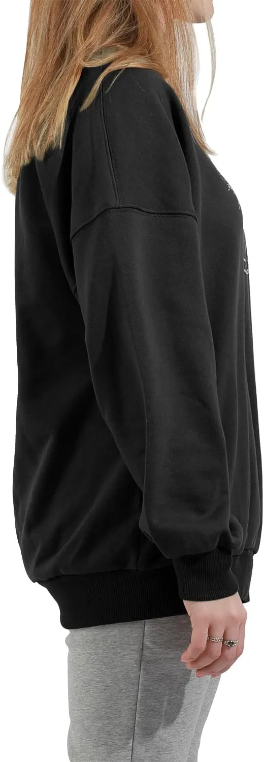 utcoco Womens Oversized Sweatshirts Graphic Long Sleeve Crewneck Loose Fit Casual Pullover Tops