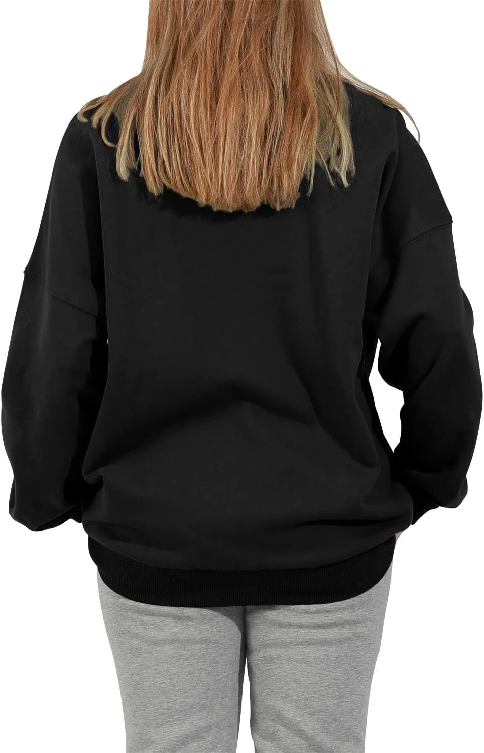 utcoco Womens Oversized Sweatshirts Graphic Long Sleeve Crewneck Loose Fit Casual Pullover Tops