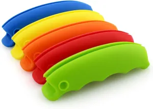 VOSAREA 2Pcs Silicone Labor Saving Grocery Bag Grip Holder Multifunctional Carrier Comfortable Touch Random Color for Shopping and Home Use