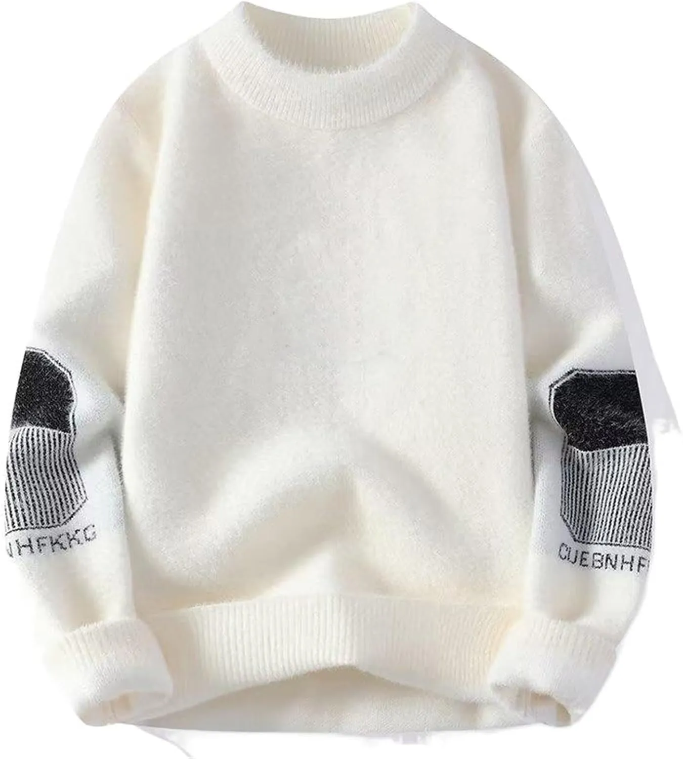 Winter Sweater Men's Half-high Collar Knit Sweater Undershirt