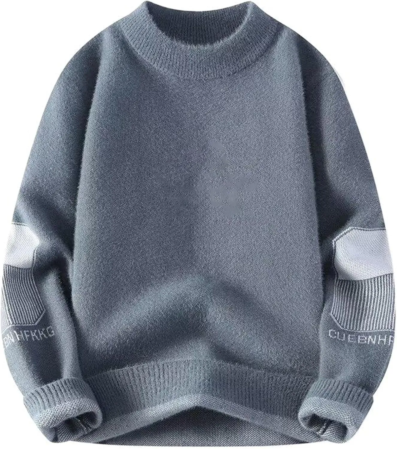 Winter Sweater Men's Half-high Collar Knit Sweater Undershirt