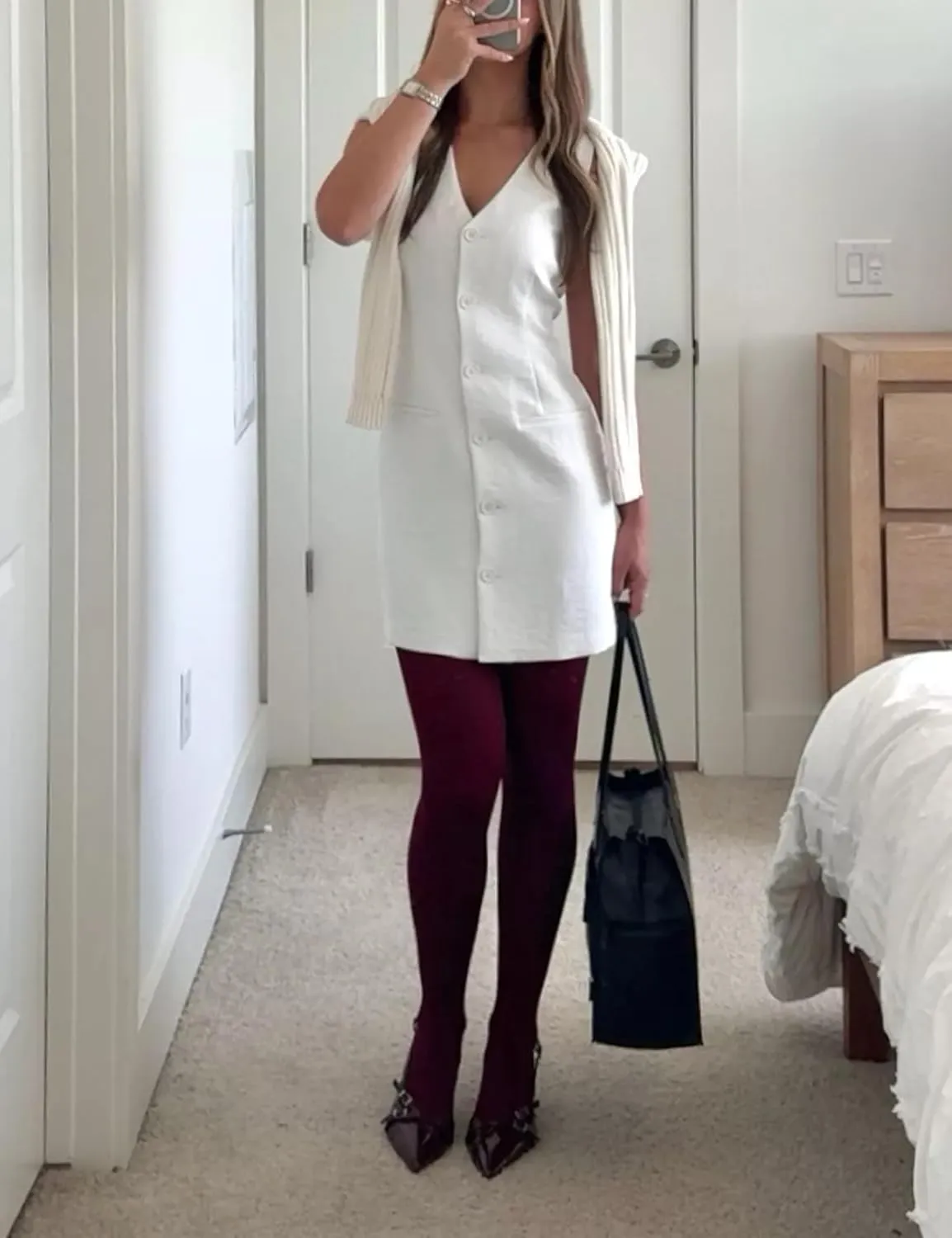 Womens Cotton Linen Vest Mini Dress Casual Button Down Sleeveless V Neck Short Tops with Pockets