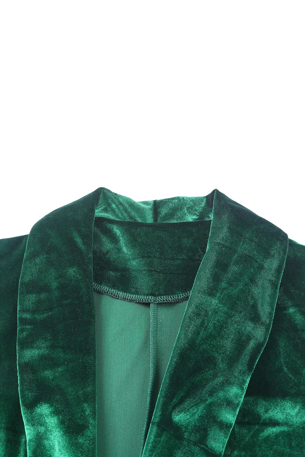 Women's Velvet Blazer Jackets Casual Long Sleeve Lapel Collar Pocketed Blazer Suits Work Outfits