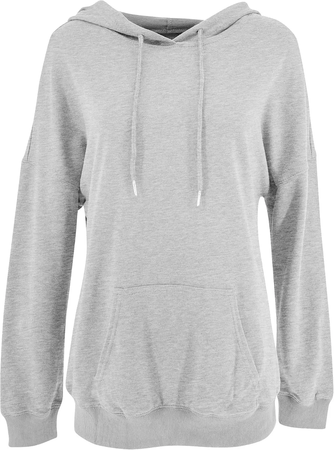 Yuccalley Women's Long Sleeve Fashion Pocket Hoodies Casual Pullover Tops