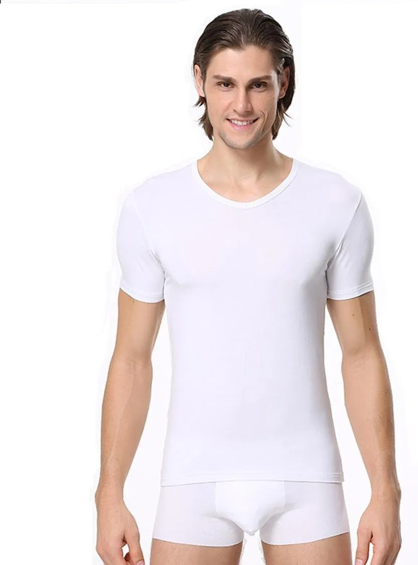 ZUKULIFE Underwear Men's Micro Modal Slim Fit V-Neck T-Shirt