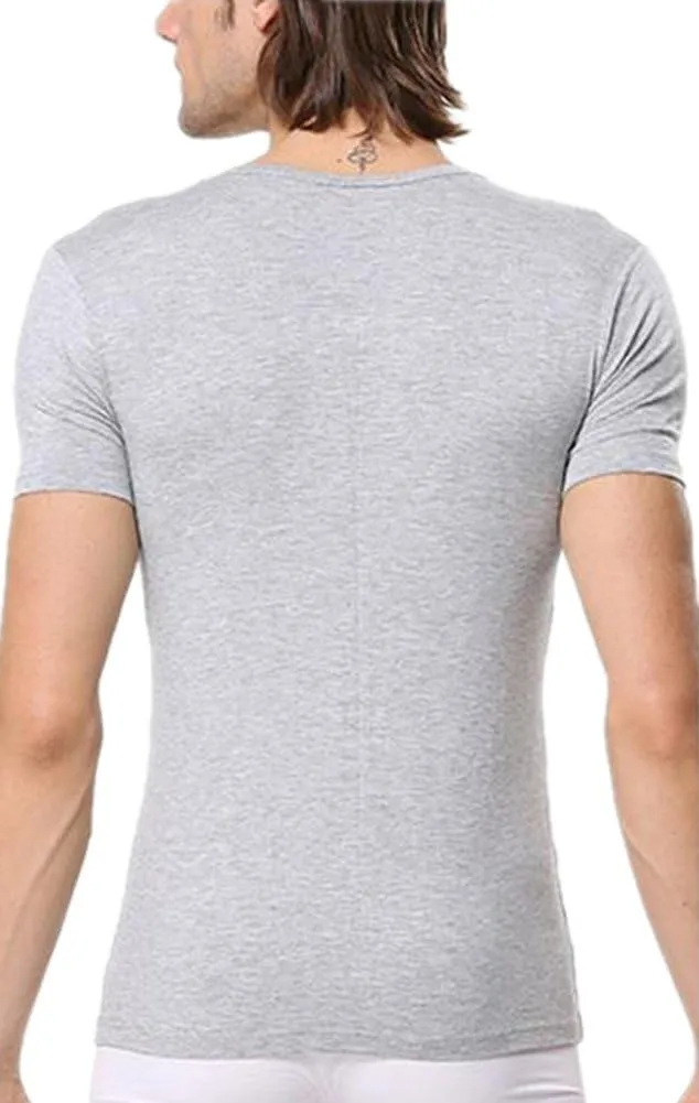 ZUKULIFE Underwear Men's Micro Modal Slim Fit V-Neck T-Shirt